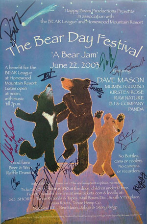 Bear Jam Poster